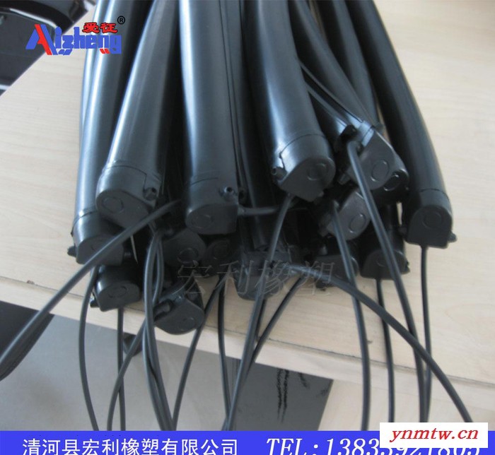 **安全触边密封条 AGV小车防撞橡胶条 安全接触信号带胶条图2