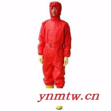 如特安防全封闭防化服 全密封重型防化服 阻燃防化服内置空气呼吸器图1