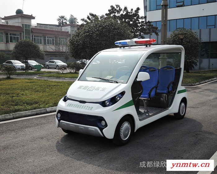 封闭电动巡逻车 四人座电动观光车 绿欣LX-S4.PAC图2