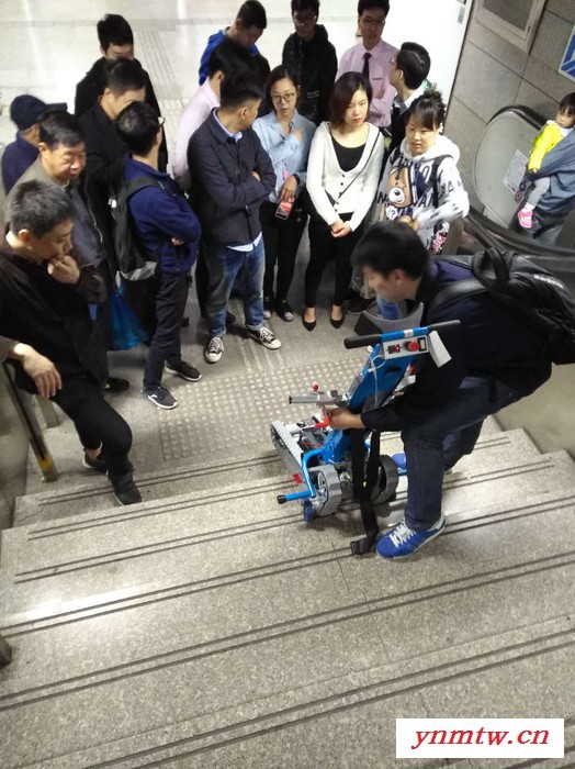 赣州市轮椅爬楼车厂家 启运直销轮椅爬楼车 残疾人爬楼机图4