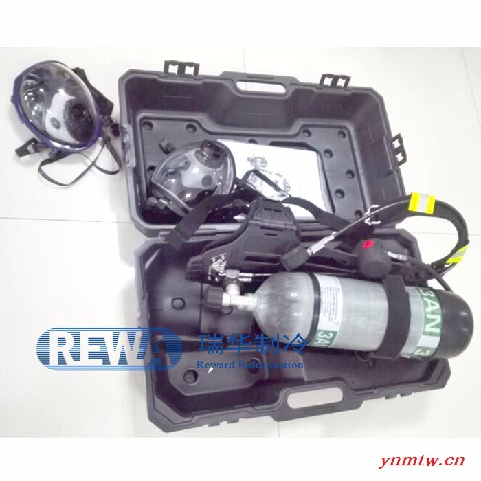 冷库消防防氨RHZK正压式空气呼吸器 防化服碳纤维气瓶呼吸器6.8L三安