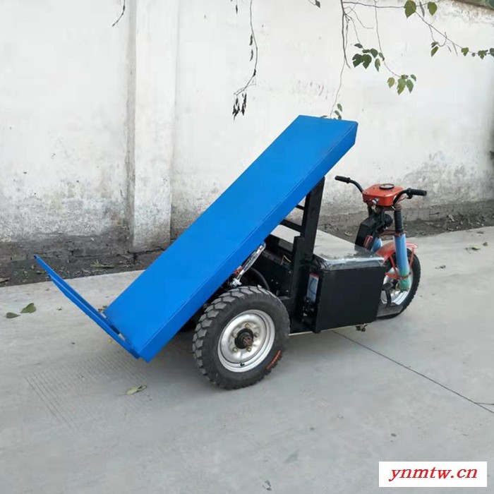 人骑电动拉砖车 加气块工地电动运输车 自卸拉砖车厂家供应图7