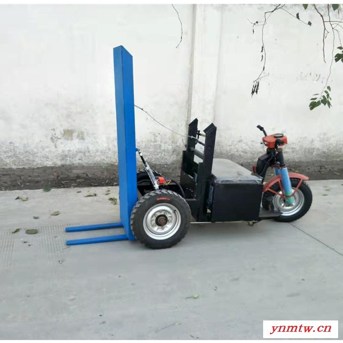 人骑电动拉砖车 加气块工地电动运输车 自卸拉砖车厂家供应图1