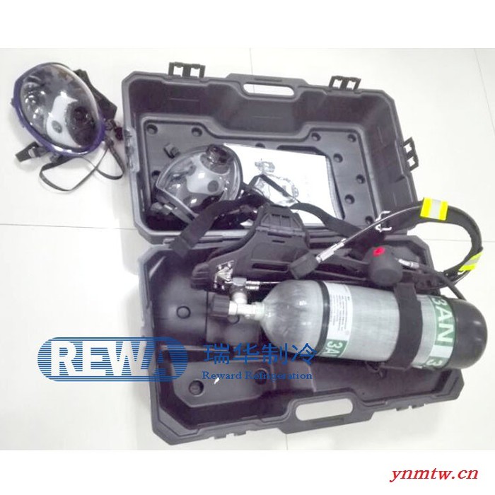 三安重型防化服 氨用冷库阻燃酸碱全封闭防化服 6.8L正压式呼吸器防氨阻燃防护服安全检查必备图2
