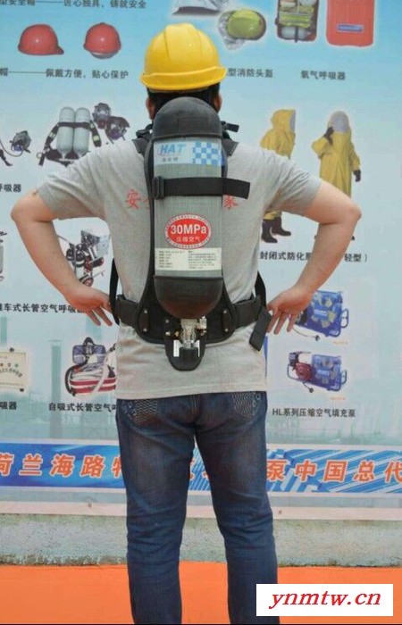 空气呼吸器6.8L 正压式呼吸器 碳纤维瓶 消防救生空气呼吸图1