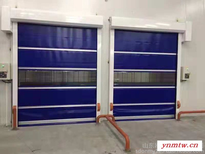 车间改造专用PVC快速卷帘门 人或物体通过自动感应快速门图3