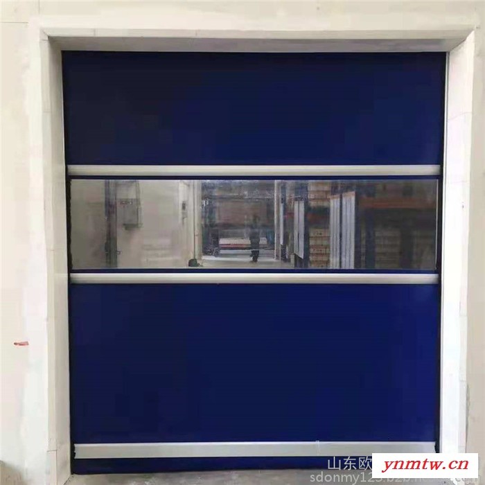 车间改造专用PVC快速卷帘门 人或物体通过自动感应快速门图5