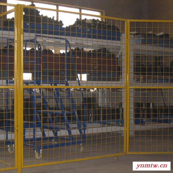 宝坤**场地防护厂区机械机器人安全隔离栅仓库车间隔离网护栏网