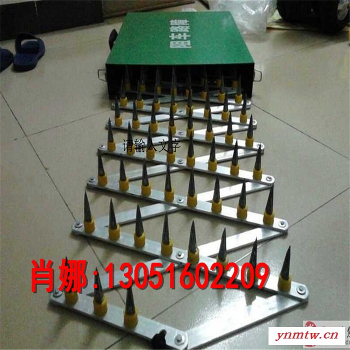 不锈钢破胎阻车路障 紧急破胎装置图5