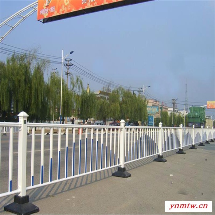 人车分流隔离护栏 市政道路栏杆报价 厂家提供施工安装服务图5