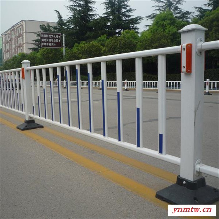 人车分流隔离护栏 市政道路栏杆报价 厂家提供施工安装服务图6
