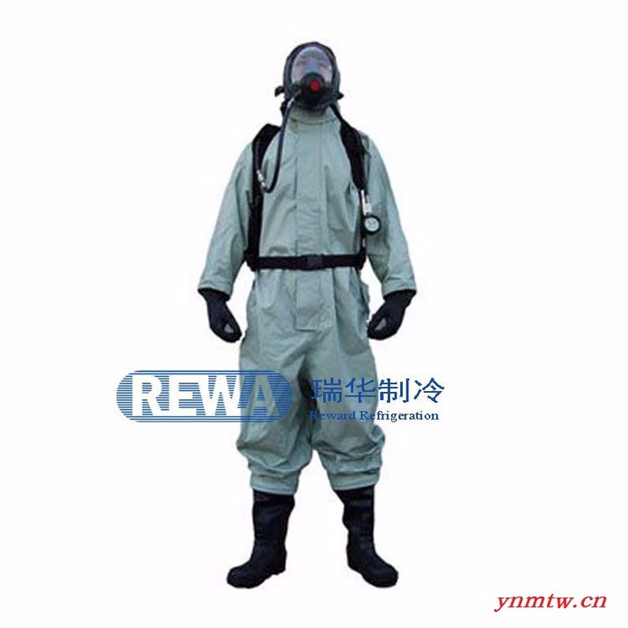3M1422A 氨用冷库防护  防护服 防化服氨用冷库防护3AN半封闭防化服 连体防护服正压式呼吸器液氨防氨服xl 防护图4