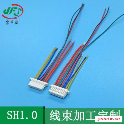 金丰盛加工定制SH1.0端子线 机器人连接线 LED灯线束  新能源汽车充电线 喇叭线厂家 端子线定制 光伏延长线