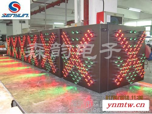 森韵SY-TSP-CSL 雨棚信号灯，红叉绿箭车道灯，600*600雨棚信号灯图2