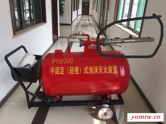 **PY8/500半固定泡沫灭火装置 可移动式推车式泡沫灭火装置泡沫灭火车图2