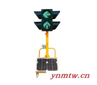 这样的太阳能移动信号灯是否可以安放在车流量多的地方 交通信号灯图2