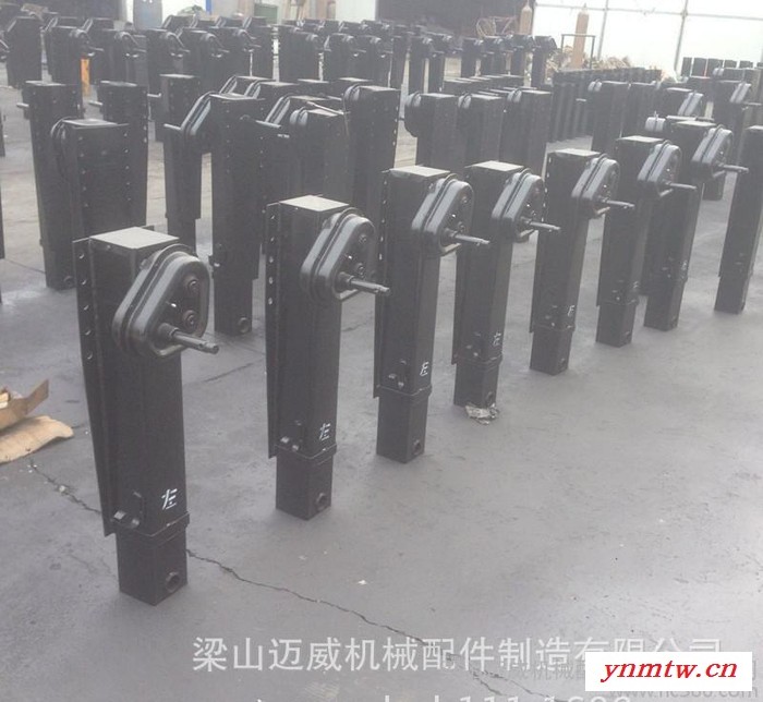 半挂车支腿 挂车支撑装置 28T 24T 联动 单动机械支腿图3