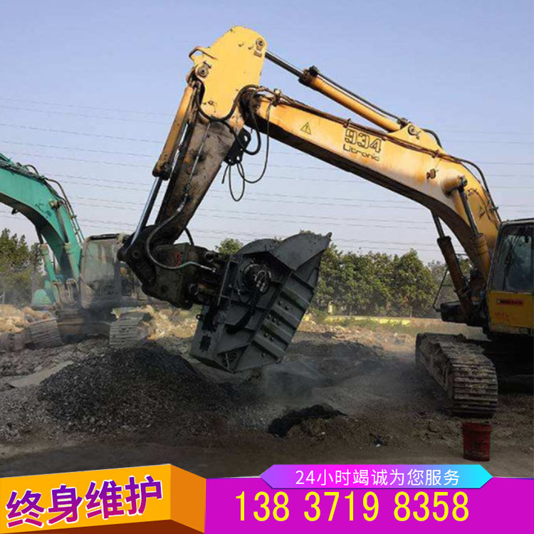 绥化市挖掘机粉碎斗液压破碎机送货及时