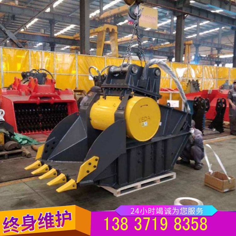 绥化市挖掘机粉碎斗液压破碎机送货及时