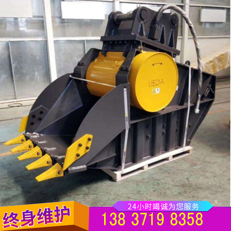 绥化市挖掘机粉碎斗液压破碎机送货及时